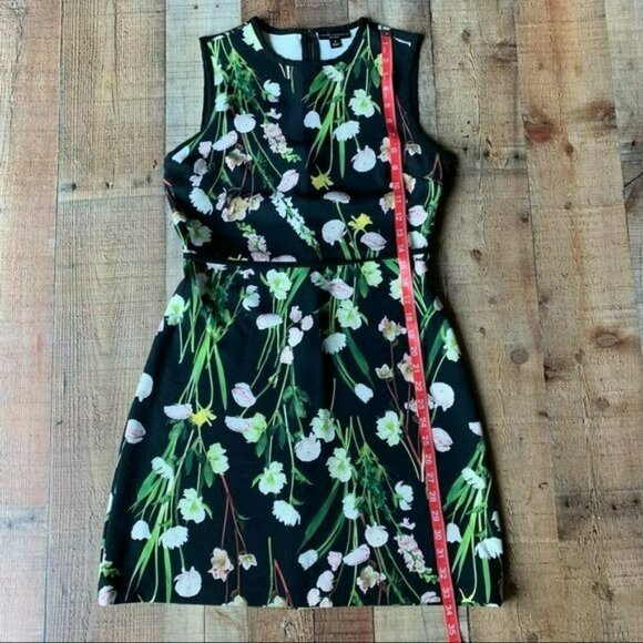 Victoria Beckham target floral sleeveless dress -S - Picture 6 of 8